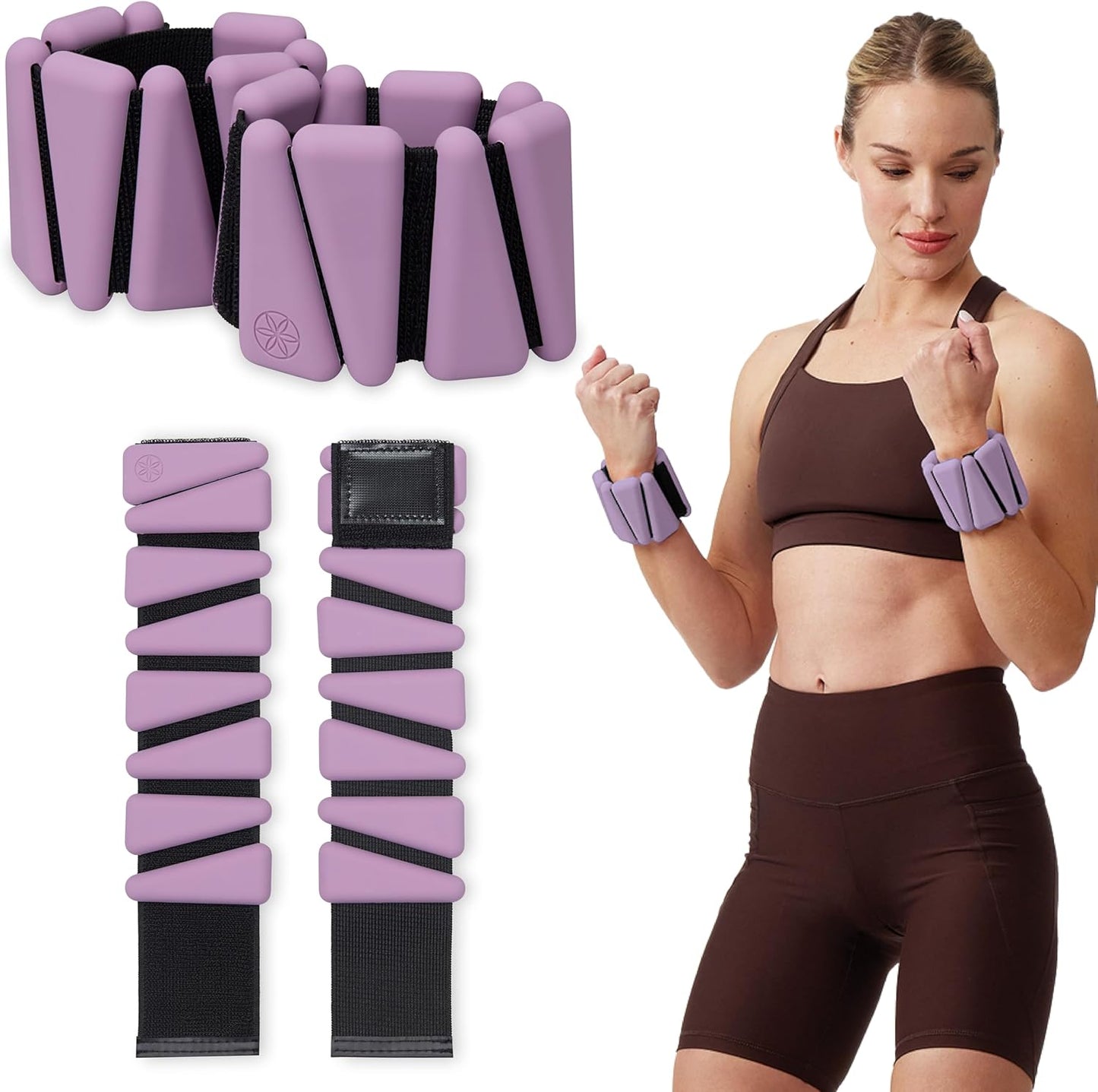 Wrist and Ankle Weights, Wearable Bracelet to Strengthen, Tone & Sculpt, Adjustable Ankle Weights for Women & Men for Yoga, Dance, Pilates, Barre, Cardio, Home & Gym Use