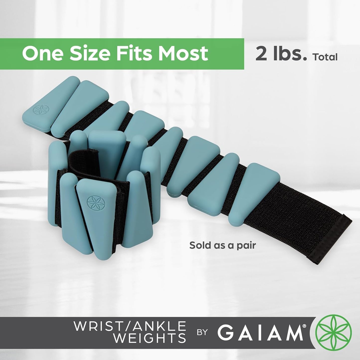 Wrist and Ankle Weights, Wearable Bracelet to Strengthen, Tone & Sculpt, Adjustable Ankle Weights for Women & Men for Yoga, Dance, Pilates, Barre, Cardio, Home & Gym Use