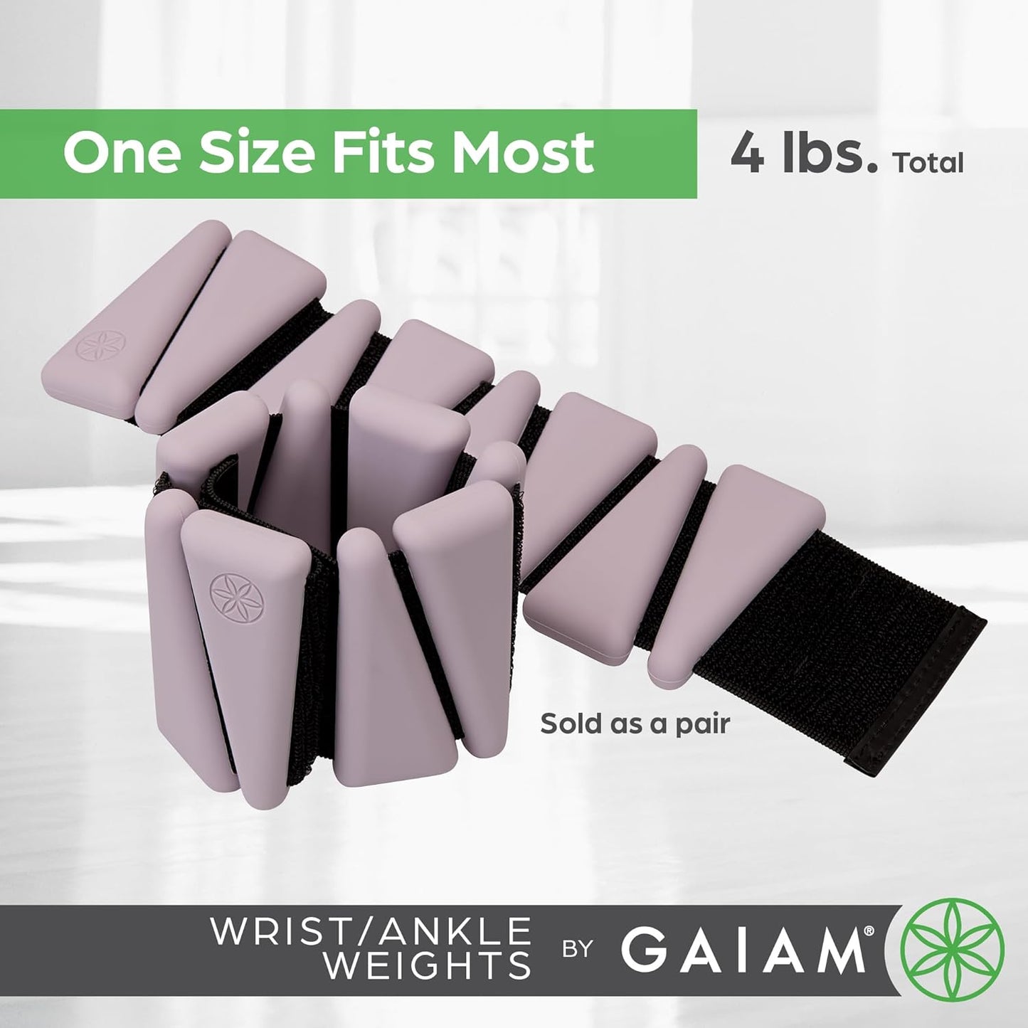 Wrist and Ankle Weights, Wearable Bracelet to Strengthen, Tone & Sculpt, Adjustable Ankle Weights for Women & Men for Yoga, Dance, Pilates, Barre, Cardio, Home & Gym Use