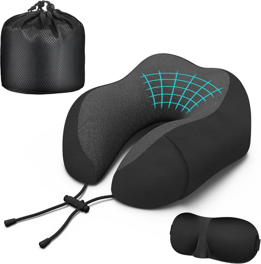 Travel Neck Pillow,Neck Pillow for Sleeping Travel,Airplane, Car, Office