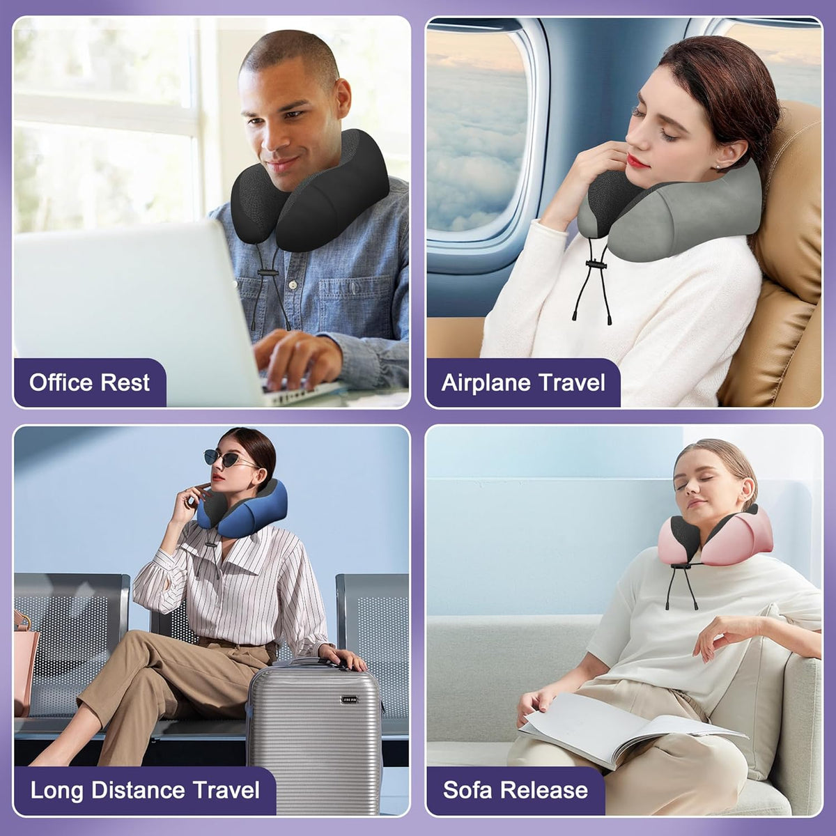 Travel Neck Pillow,Neck Pillow for Sleeping Travel,Airplane, Car, Office