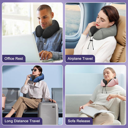 Travel Neck Pillow,Neck Pillow for Sleeping Travel,Airplane, Car, Office