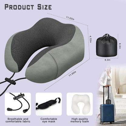 Travel Neck Pillow,Neck Pillow for Sleeping Travel,Airplane, Car, Office