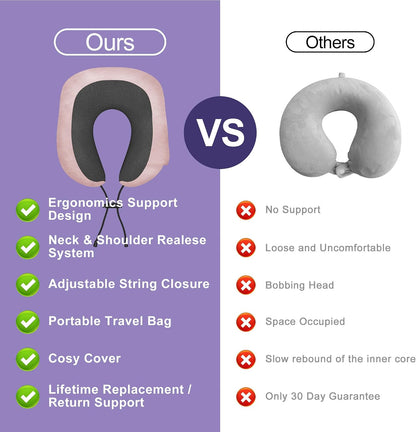 Travel Neck Pillow,Neck Pillow for Sleeping Travel,Airplane, Car, Office