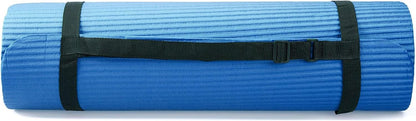 BalanceFrom 7-Piece Yoga Set with 71x24x0.5 Inches Extra Thick Mat and Carrying Sling – Includes 2 Blocks, Stretch Strap, 2 Towels, and Knee Pad for Home, Studio, and Gym Workouts
