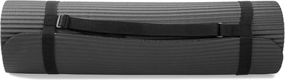 BalanceFrom 7-Piece Yoga Set with 71x24x0.5 Inches Extra Thick Mat and Carrying Sling – Includes 2 Blocks, Stretch Strap, 2 Towels, and Knee Pad for Home, Studio, and Gym Workouts