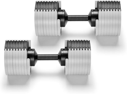 ® Adjustable Dumbbell Set, 5-50 LB or 5-80 LB, Easy Twist 2024-25 Model, All-In-One Weights Set (Pair) for Home, Original Manufacturer