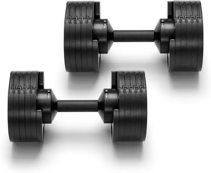 ® Adjustable Dumbbell Set, 5-50 LB or 5-80 LB, Easy Twist 2024-25 Model, All-In-One Weights Set (Pair) for Home, Original Manufacturer