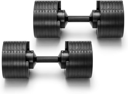 ® Adjustable Dumbbell Set, 5-50 LB or 5-80 LB, Easy Twist 2024-25 Model, All-In-One Weights Set (Pair) for Home, Original Manufacturer