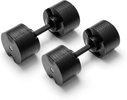 ® Adjustable Dumbbell Set, 5-50 LB or 5-80 LB, Easy Twist 2024-25 Model, All-In-One Weights Set (Pair) for Home, Original Manufacturer