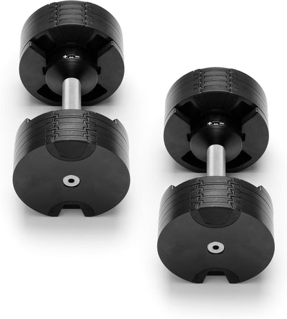 ® Adjustable Dumbbell Set, 5-50 LB or 5-80 LB, Easy Twist 2024-25 Model, All-In-One Weights Set (Pair) for Home, Original Manufacturer