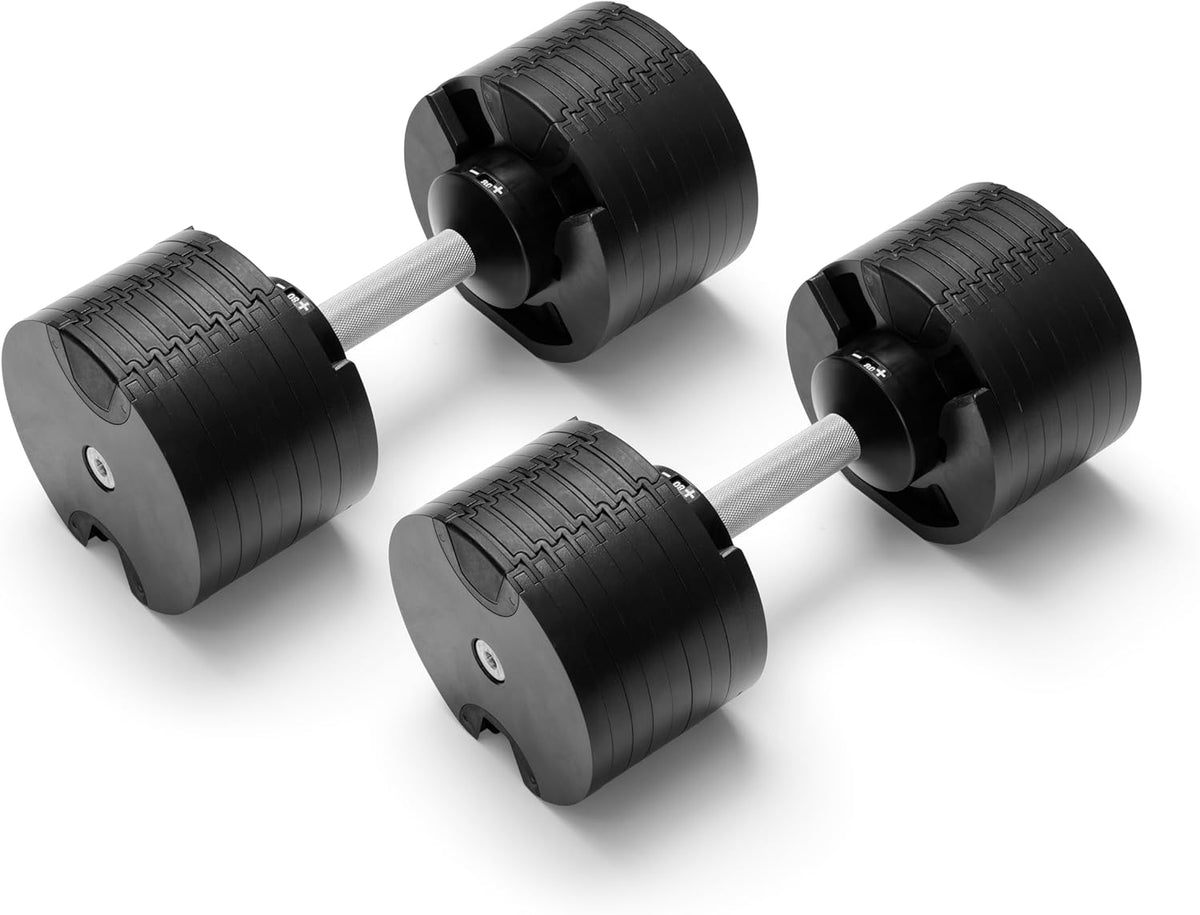 ® Adjustable Dumbbell Set, 5-50 LB or 5-80 LB, Easy Twist 2024-25 Model, All-In-One Weights Set (Pair) for Home, Original Manufacturer
