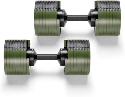 ® Adjustable Dumbbell Set, 5-50 LB or 5-80 LB, Easy Twist 2024-25 Model, All-In-One Weights Set (Pair) for Home, Original Manufacturer