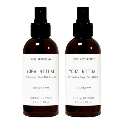 Yoga Ritual - Aromatic and Refreshing Yoga Mat Cleaner, 8 oz, Infused with Essential Oils - Eucalyptus Mint