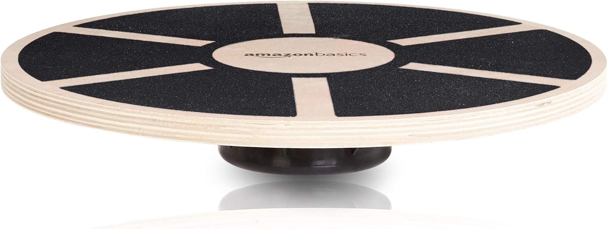 Wood Wobble Balance Trainer Board, Slip Resistant, for Exercise and Core Strength