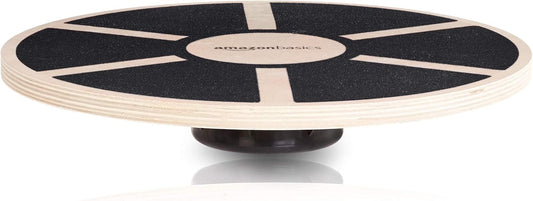 Wood Wobble Balance Trainer Board, Slip Resistant, for Exercise and Core Strength