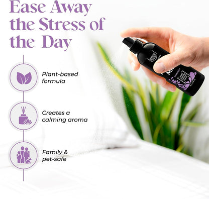 Lavender Spray for Sleep Pillow | 2-Pack | All Natural Calming Linen & Bedtime Sleep Mist for Deep Sleep - Pillow Spray for Sleeping Aromatherapy with Botanical Essential Oils for Relaxing