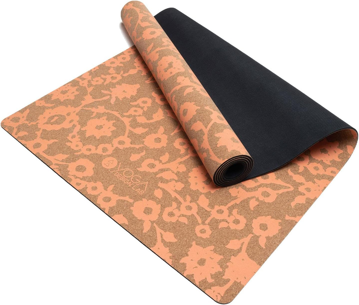 The Cork Yoga Mat | Eco Luxury | Ideal for Hot Yoga, Power, Bikram, Ashtanga, Sweaty Workouts | Studio Quality | Includes Carrying Strap!