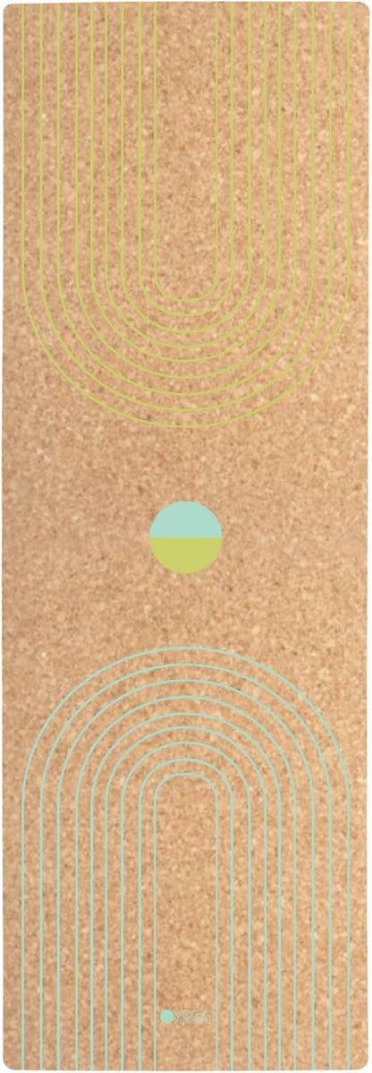 The Cork Yoga Mat | Eco Luxury | Ideal for Hot Yoga, Power, Bikram, Ashtanga, Sweaty Workouts | Studio Quality | Includes Carrying Strap!