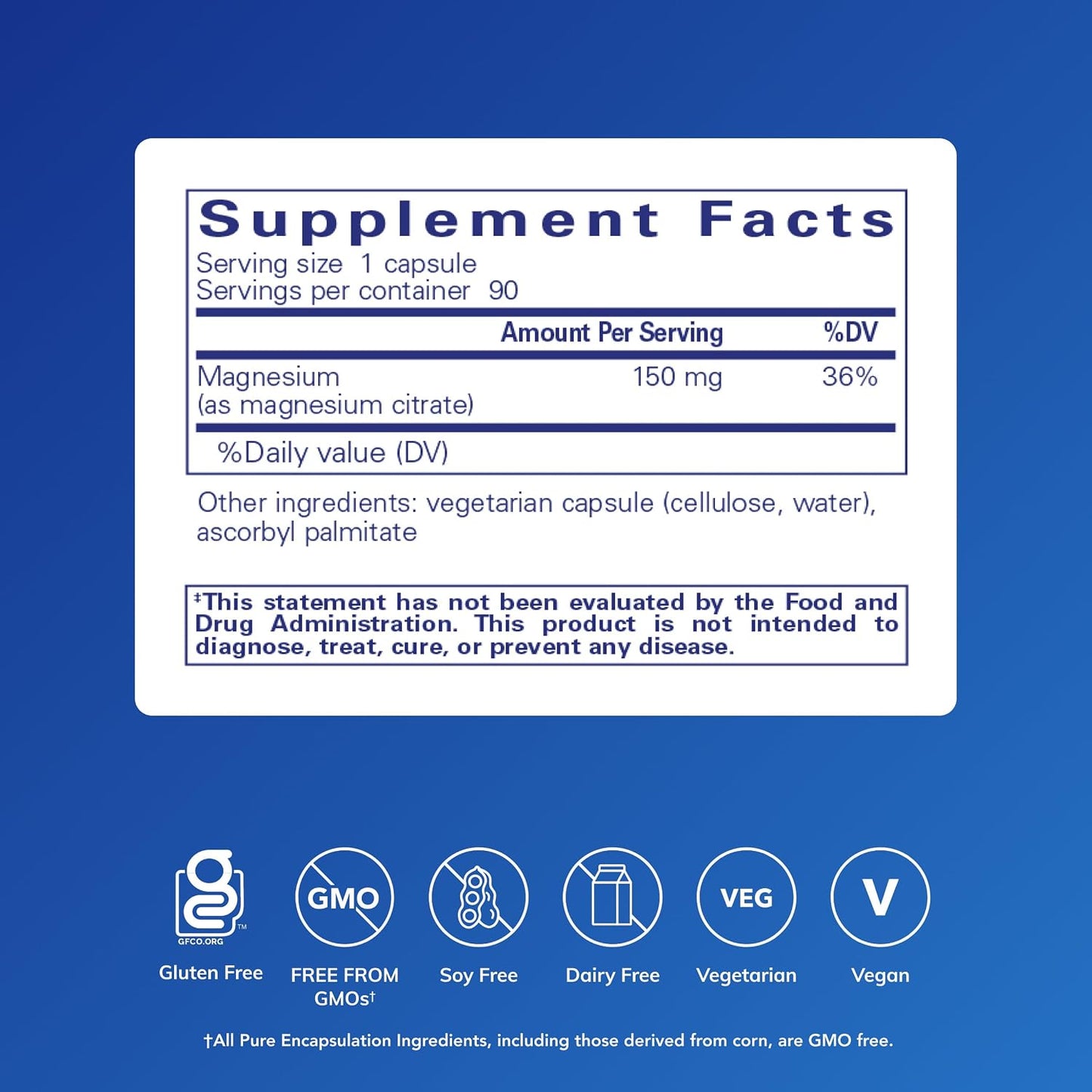 Magnesium (Citrate), 90 Capsules
