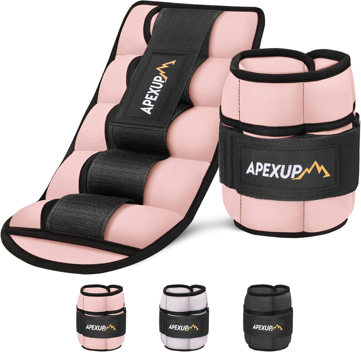 Adjustable Ankle Weights for Women and Men, Modularized Leg Weight Straps for Yoga, Walking, Running, Aerobics, Gym, Physical Therapy