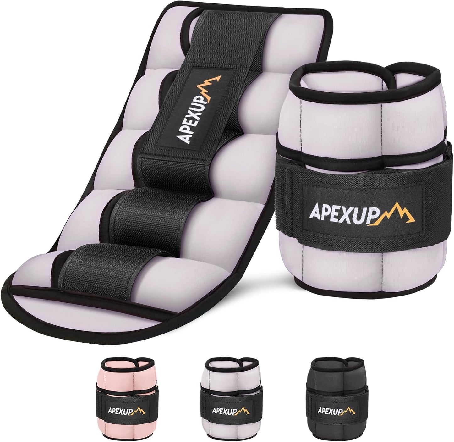 Adjustable Ankle Weights for Women and Men, Modularized Leg Weight Straps for Yoga, Walking, Running, Aerobics, Gym, Physical Therapy