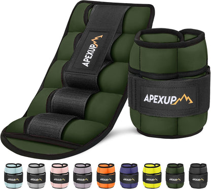 Adjustable Ankle Weights for Women and Men, Modularized Leg Weight Straps for Yoga, Walking, Running, Aerobics, Gym, Physical Therapy