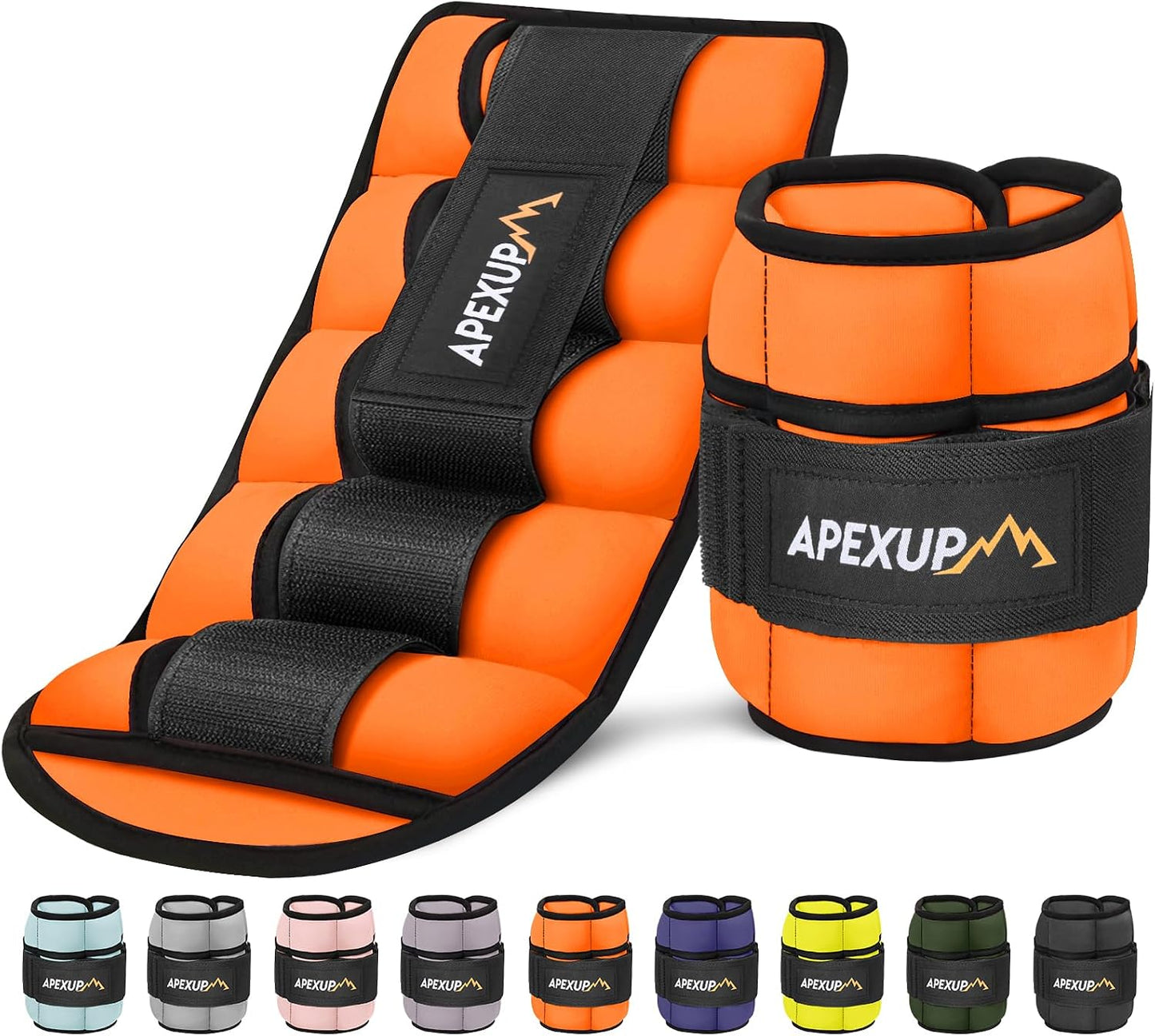 Adjustable Ankle Weights for Women and Men, Modularized Leg Weight Straps for Yoga, Walking, Running, Aerobics, Gym, Physical Therapy