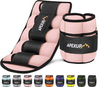 Adjustable Ankle Weights for Women and Men, Modularized Leg Weight Straps for Yoga, Walking, Running, Aerobics, Gym, Physical Therapy