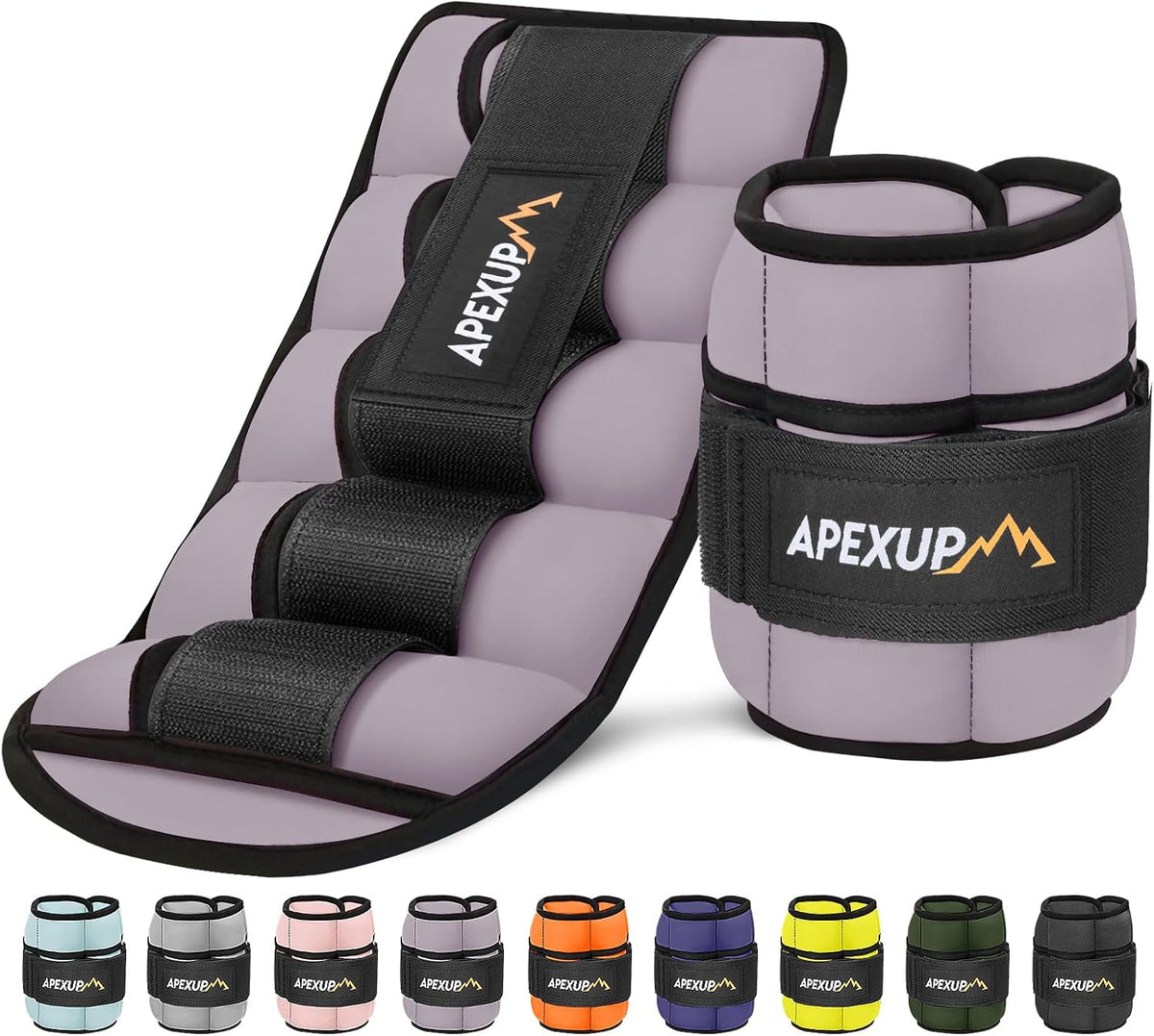 Adjustable Ankle Weights for Women and Men, Modularized Leg Weight Straps for Yoga, Walking, Running, Aerobics, Gym, Physical Therapy