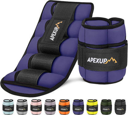 Adjustable Ankle Weights for Women and Men, Modularized Leg Weight Straps for Yoga, Walking, Running, Aerobics, Gym, Physical Therapy