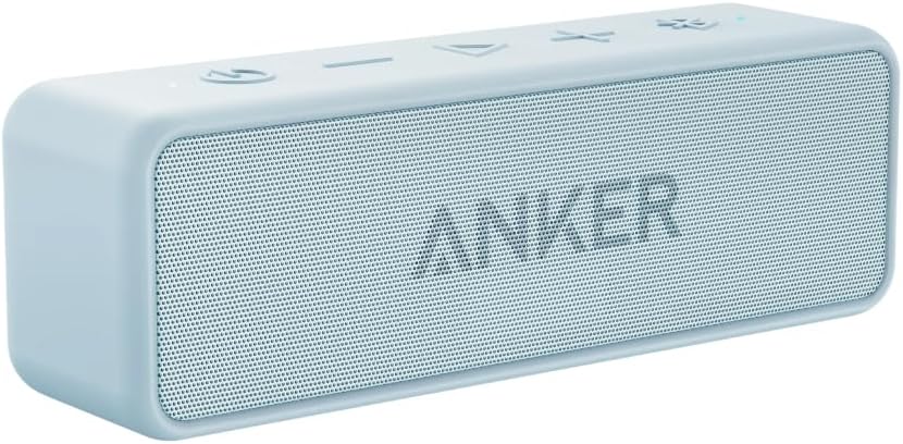 Soundcore 2 Portable Bluetooth Speaker with Stereo Sound, Bluetooth 5, Bassup, IPX7 Waterproof, 24-Hour Playtime, Wireless, Speaker for Home, Outdoors, Travel
