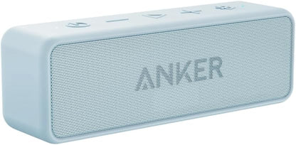 Soundcore 2 Portable Bluetooth Speaker with Stereo Sound, Bluetooth 5, Bassup, IPX7 Waterproof, 24-Hour Playtime, Wireless, Speaker for Home, Outdoors, Travel