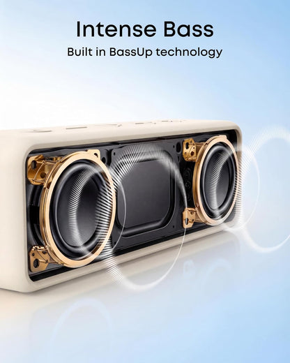 Soundcore 2 Portable Bluetooth Speaker with Stereo Sound, Bluetooth 5, Bassup, IPX7 Waterproof, 24-Hour Playtime, Wireless, Speaker for Home, Outdoors, Travel
