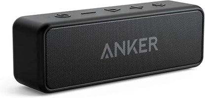 Soundcore 2 Portable Bluetooth Speaker with Stereo Sound, Bluetooth 5, Bassup, IPX7 Waterproof, 24-Hour Playtime, Wireless, Speaker for Home, Outdoors, Travel