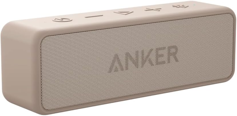 Soundcore 2 Portable Bluetooth Speaker with Stereo Sound, Bluetooth 5, Bassup, IPX7 Waterproof, 24-Hour Playtime, Wireless, Speaker for Home, Outdoors, Travel