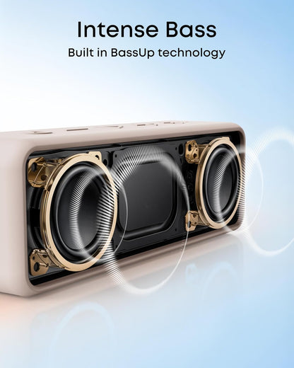 Soundcore 2 Portable Bluetooth Speaker with Stereo Sound, Bluetooth 5, Bassup, IPX7 Waterproof, 24-Hour Playtime, Wireless, Speaker for Home, Outdoors, Travel