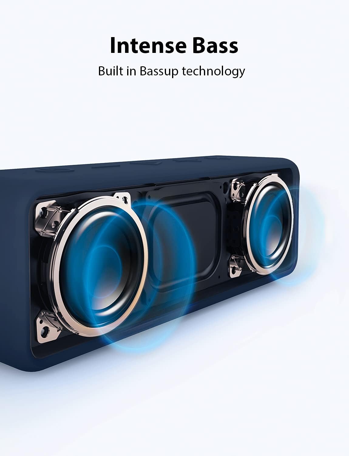 Soundcore 2 Portable Bluetooth Speaker with Stereo Sound, Bluetooth 5, Bassup, IPX7 Waterproof, 24-Hour Playtime, Wireless, Speaker for Home, Outdoors, Travel