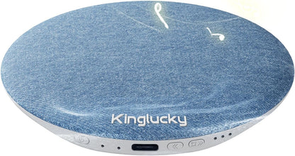 Mini Bluetooth Pillow Speaker, Pink | Built-in Pink Noise White Noise Sound Machine, Under Pillow Design, Headphone-Free, Rechargeable For Side Sleeper