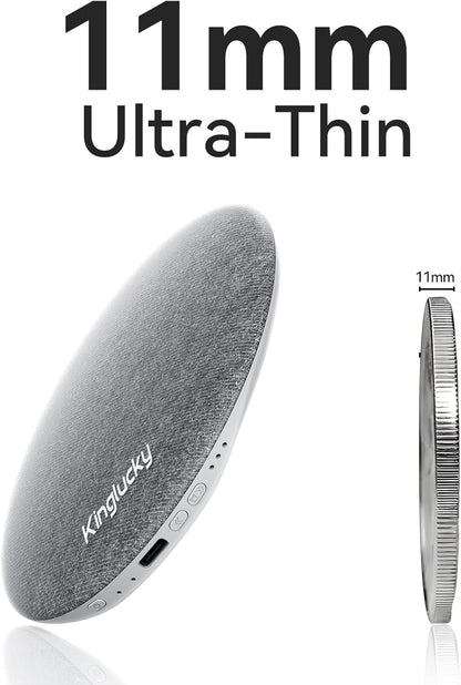 Mini Bluetooth Pillow Speaker, Pink | Built-in Pink Noise White Noise Sound Machine, Under Pillow Design, Headphone-Free, Rechargeable For Side Sleeper