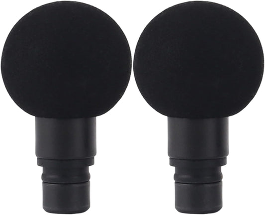 2PCS Massage Gun Heads, Replaceable Massager Gun Attachment Different Muscle Massager Heads Tissue Percussion Plug and Play Salon Tools Home