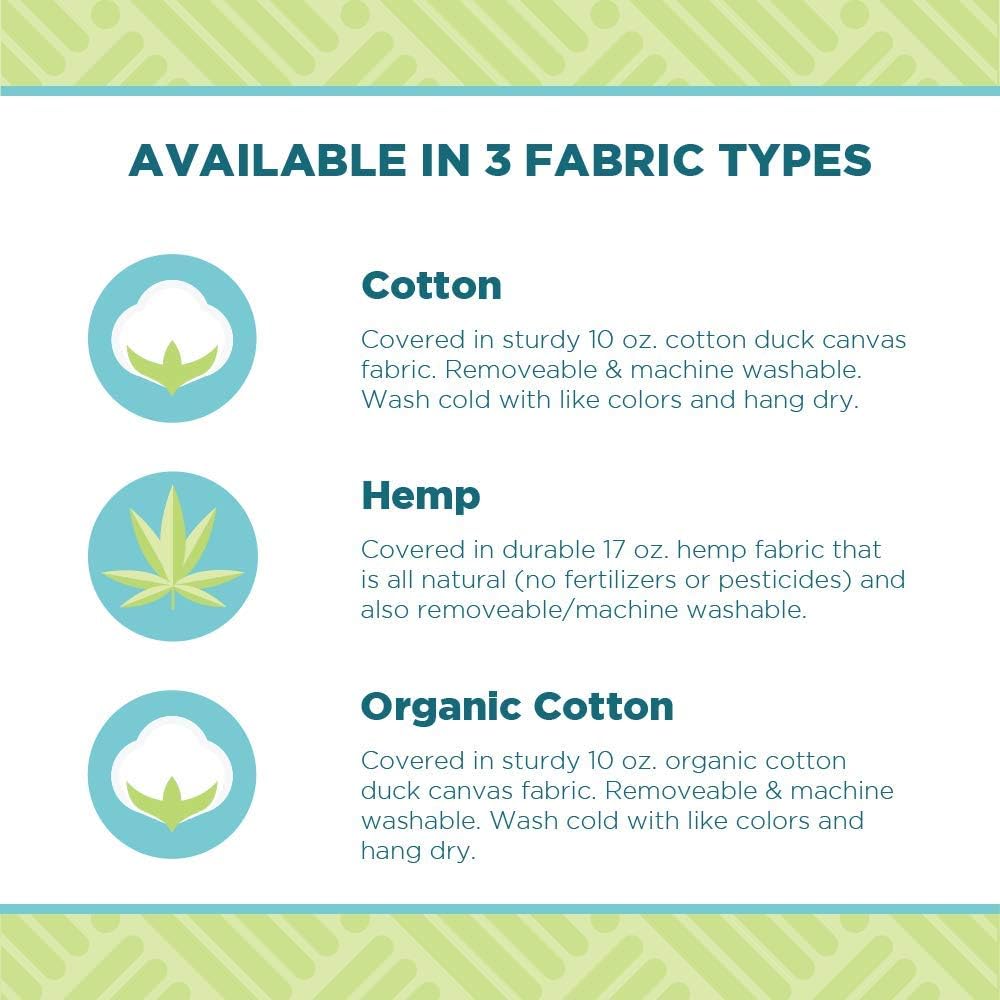 Meditation Cushion Mat Set - Zafu Floor Pillow Organic Buckwheat Pillow + Cotton Filled Zabuton Prayer Pad - Meditation Pillow Yoga Knee Pad - Made in USA - 14" Round or 18" Oval