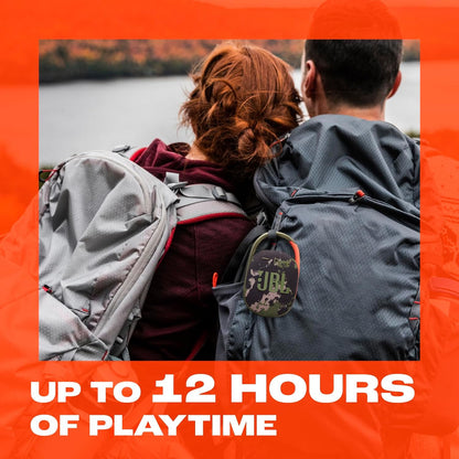 Clip 5 - Ultra-Portable, Waterproof & Dustproof Bluetooth Speaker, Big Pro Sound with Punchy bass, Integrated Carabiner, Up to 12 Hours of Play, Made in Part with Recycled Materials (Purple)