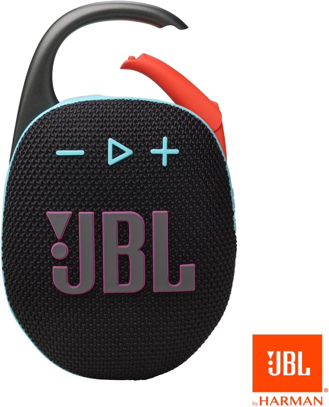Clip 5 - Ultra-Portable, Waterproof & Dustproof Bluetooth Speaker, Big Pro Sound with Punchy bass, Integrated Carabiner, Up to 12 Hours of Play, Made in Part with Recycled Materials (Purple)