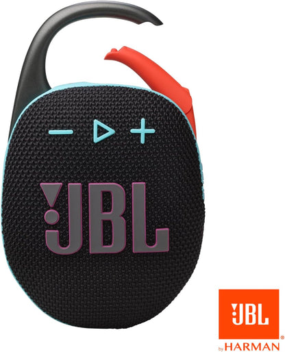 Clip 5 - Ultra-Portable, Waterproof & Dustproof Bluetooth Speaker, Big Pro Sound with Punchy bass, Integrated Carabiner, Up to 12 Hours of Play, Made in Part with Recycled Materials (Purple)
