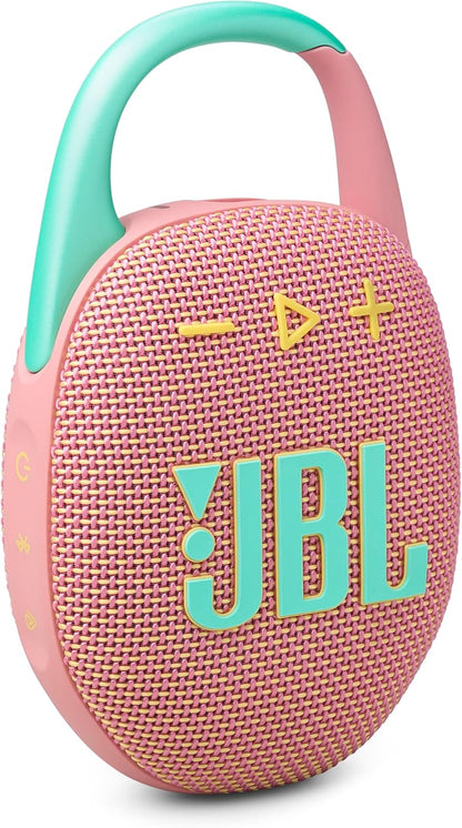 Clip 5 - Ultra-Portable, Waterproof & Dustproof Bluetooth Speaker, Big Pro Sound with Punchy bass, Integrated Carabiner, Up to 12 Hours of Play, Made in Part with Recycled Materials (Purple)
