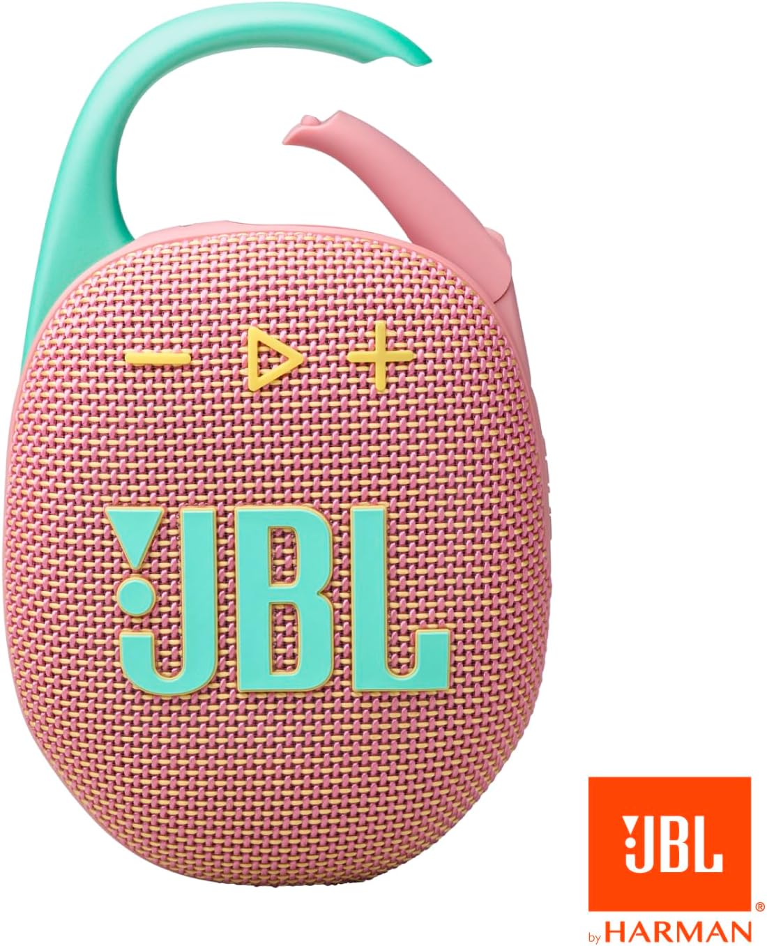 Clip 5 - Ultra-Portable, Waterproof & Dustproof Bluetooth Speaker, Big Pro Sound with Punchy bass, Integrated Carabiner, Up to 12 Hours of Play, Made in Part with Recycled Materials (Purple)