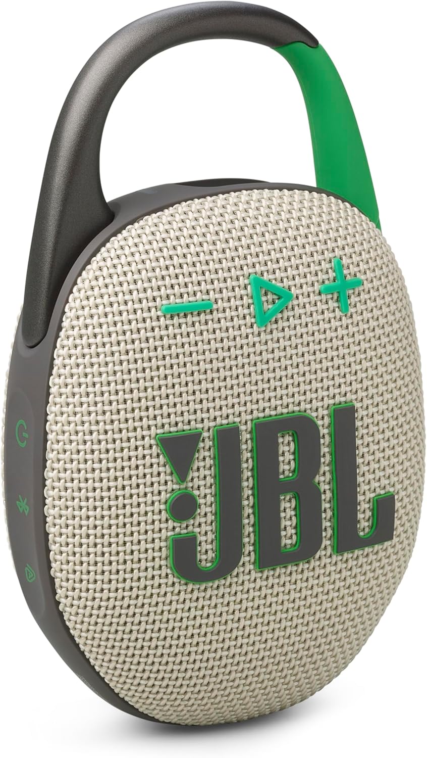 Clip 5 - Ultra-Portable, Waterproof & Dustproof Bluetooth Speaker, Big Pro Sound with Punchy bass, Integrated Carabiner, Up to 12 Hours of Play, Made in Part with Recycled Materials (Purple)
