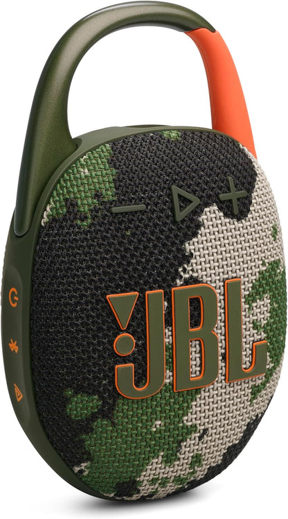 Clip 5 - Ultra-Portable, Waterproof & Dustproof Bluetooth Speaker, Big Pro Sound with Punchy bass, Integrated Carabiner, Up to 12 Hours of Play, Made in Part with Recycled Materials (Purple)