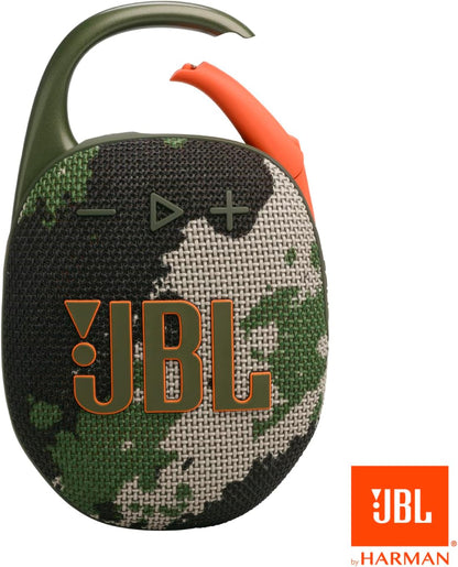Clip 5 - Ultra-Portable, Waterproof & Dustproof Bluetooth Speaker, Big Pro Sound with Punchy bass, Integrated Carabiner, Up to 12 Hours of Play, Made in Part with Recycled Materials (Purple)